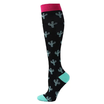 Compression Stockings for Men & Women - Edema Varicose Vein Support Sports Running Pressure Socks