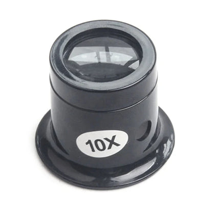 Portable Jewelers Loupe Magnifier Set – Monocular Eye Glass for Watch Repair & Jewelry Inspection