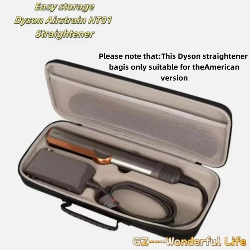 Hard EVA Travel Case for Dyson Airstrait HT01 – Portable Storage Box for Hair Straightener Accessories