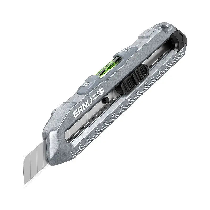 Industrial-Grade Aluminum Alloy Multifunctional Art Knife: Thickened Wallpaper Cutter & Electrical Box Cutter for Home and School Use
