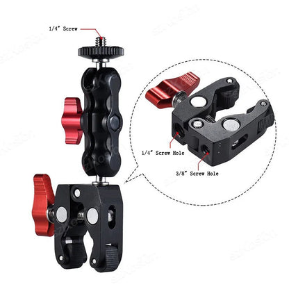 Selfie Stick Monopod Handlebar Mount – Compatible with Insta360 X4/X3/X2, GoPro 8-13 & DJI for Bicycle & Motorcycle
