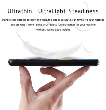 Kindle 10th Gen 6" Leather Case – Hand Strap & Screen Protector Cover with Wake/Sleep Function (2019, J9G29R)