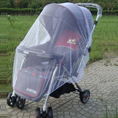 Baby Stroller Mosquito Net - Summer Insect Protection Mesh Cover for Infant Prams & Pushchairs