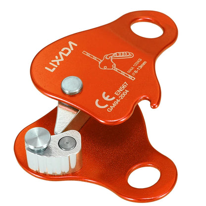 Climbing Ascender Belay Device – Arborist Rope Protection Grip for 8-13MM Outdoor Mountain Climbing Rigging