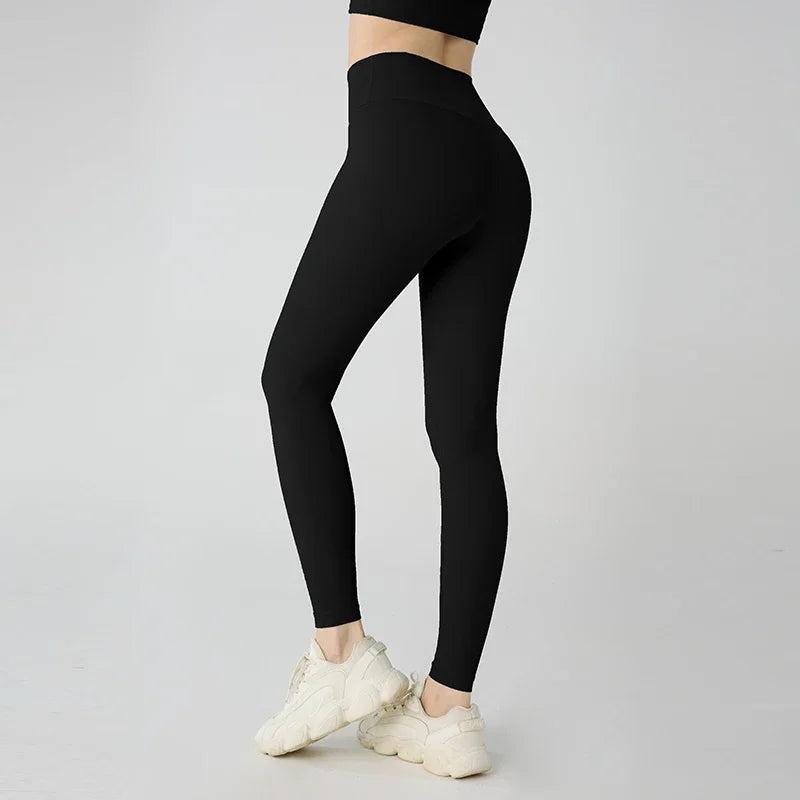 Naked Feeling Yoga Leggings for Women – High-Waisted Hip Lifting Fitness, Running & Cycling Pants