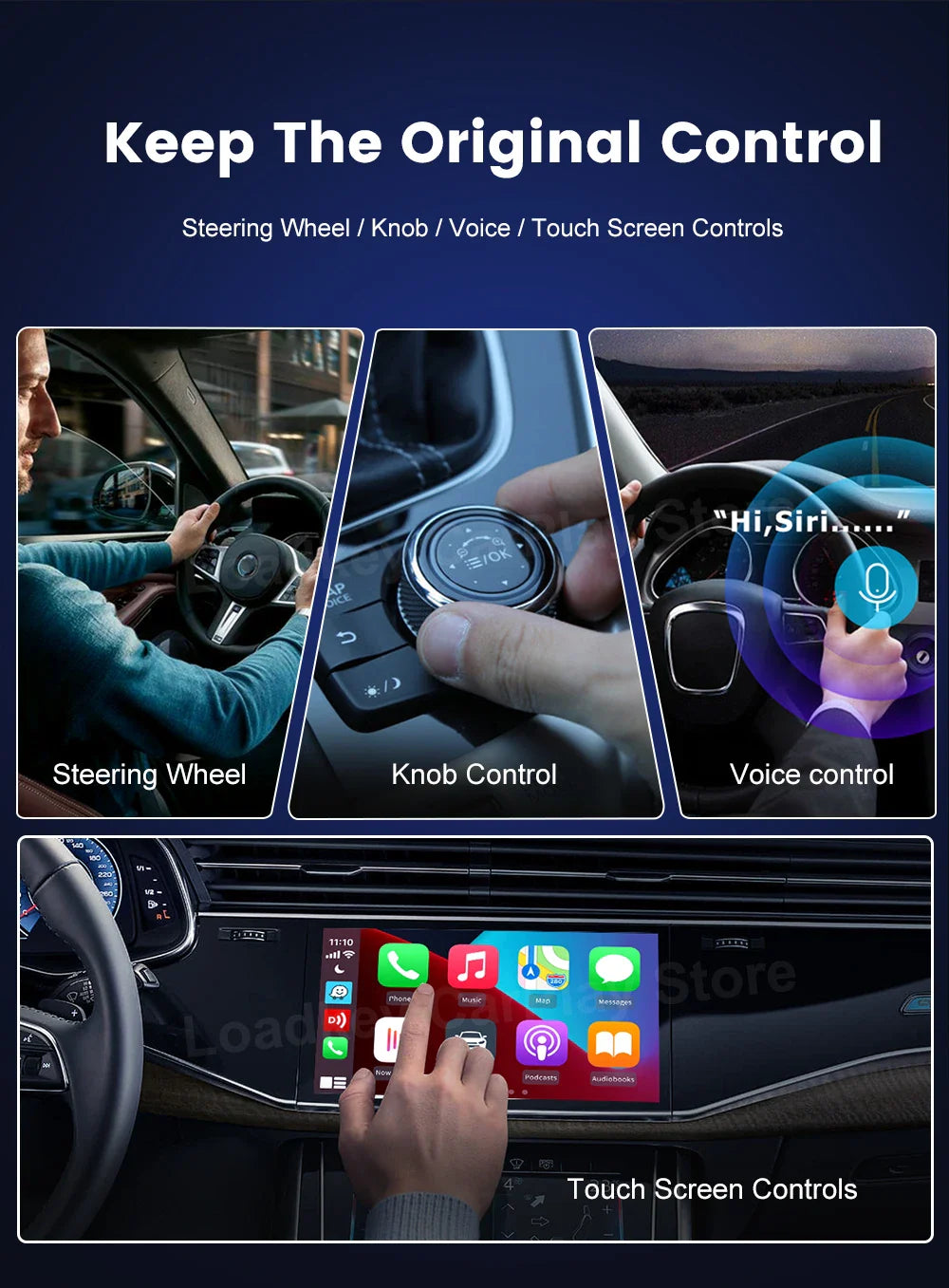 CarlinKit 5.0 & 4.0 Wireless CarPlay & Android Auto Adapter — Waze, Music, Spotify for Audi, Golf, Peugeot, Mazda, KIA, Mercedes, MG