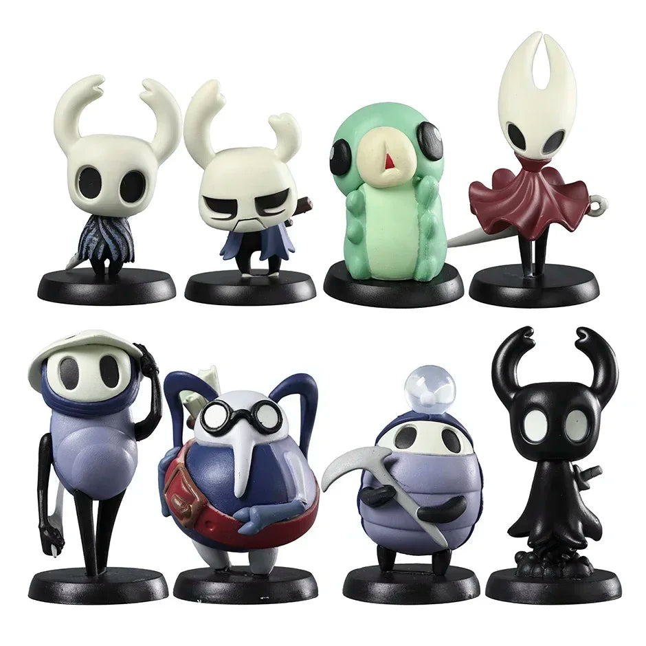 Hollow Knight Silksong Collectible Figures – Hornet, Grub, Zote, Quirrel, Shade, Cornifer & Myla Toys