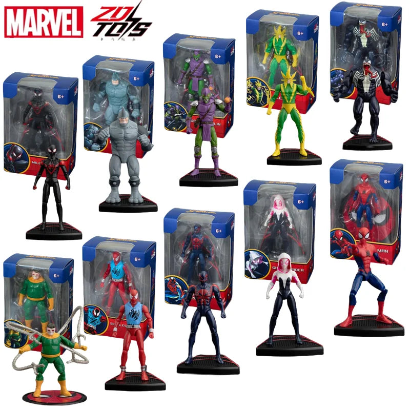 ZD Toys Avengers Legends Action Figures – Iron Man, Spider-Man, Thor, Captain America, Thanos, Hulk, War Machine Gift Set