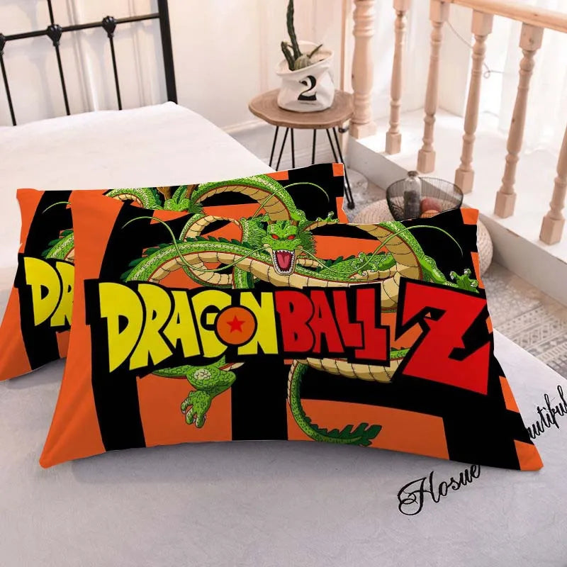 DRAGON BALL Anime Pillowcase – Cute Printed Pillow Cover for Comfortable Home Bedding & Gifts