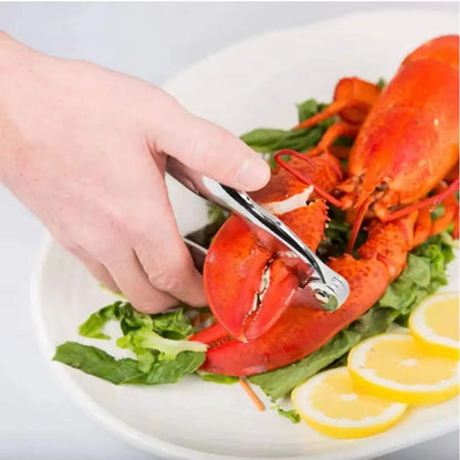 Stainless Steel Crab & Lobster Tool Set – Seafood Forks, Nutcracker & Sheller Kit for Crab Legs and Claws