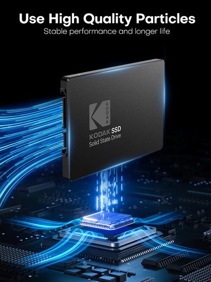 Kodak X120 PRO SSD/HDD – 2.5” SATA Internal Hard Drive, 120GB–1TB for Laptop and Computer