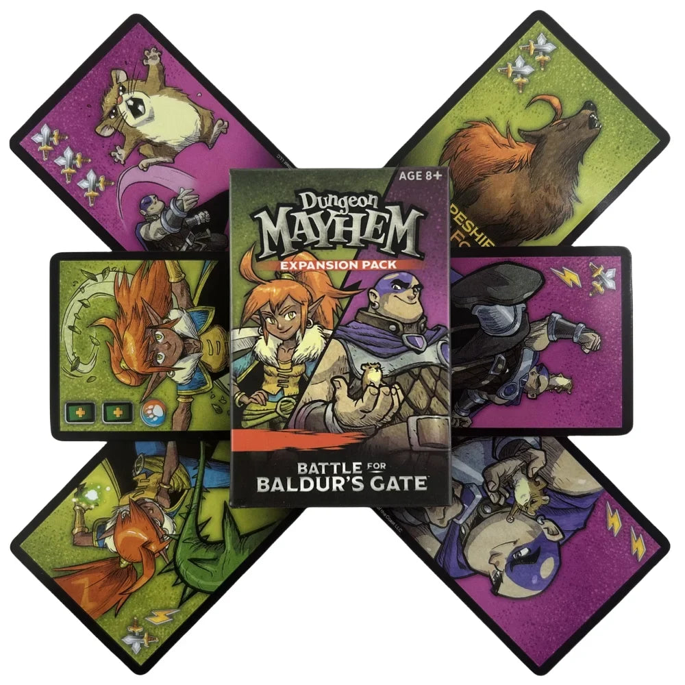 Dungeon Mayhem Card Game - Family Fun Board Game Deck for Party Play & Strategy Entertainment