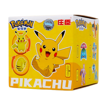 Pokemon Action Figures Set – Pikachu, Gengar, Dragonite, Snorlax & Pokeball Toys