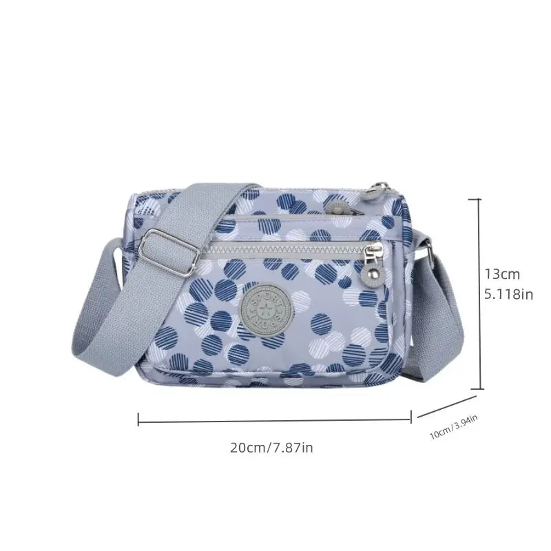 Women’s Nylon Oblique Crossbody Bag – Fashionable Shoulder & Mother Bag