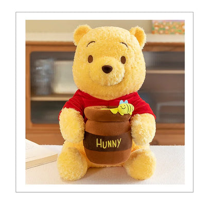 35–55cm Winnie the Pooh Plush Toy — Anime Disney Honey Jar Soft Stuffed Pooh Bear for Kids, Children, Kawaii Birthday Gift