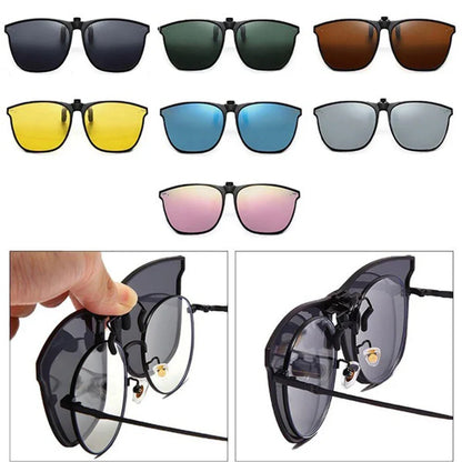 Polarized Clip-On Myopia Glasses – Night Vision Driving Goggles UV Resistant Outdoor Sunglasses