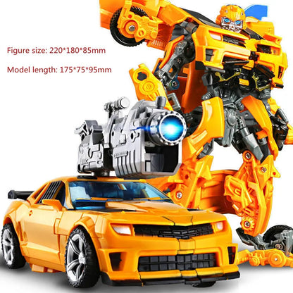 Robot Car Transformation Toy - Alloy Plastic Optimus Prime Action Figure Kids Birthday Gift