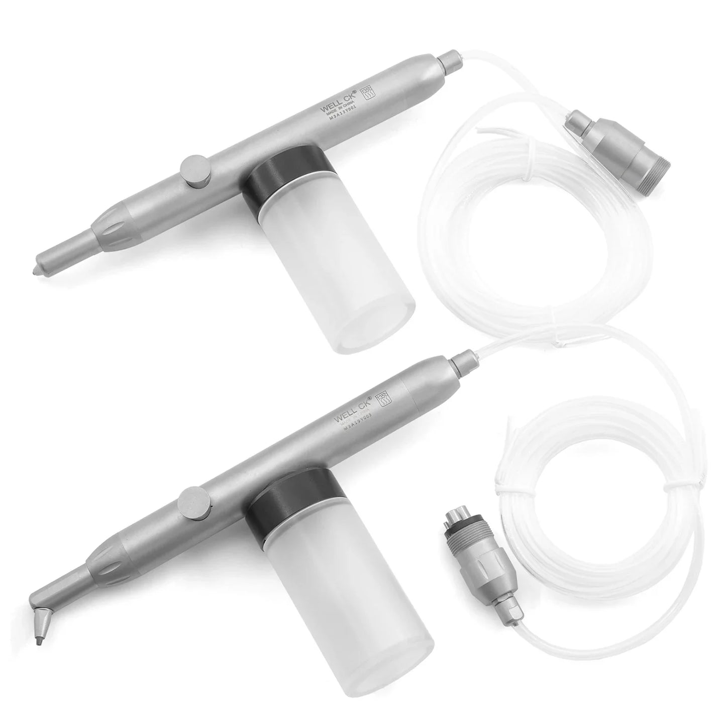 WELL CK Dental Aluminum Oxide Micro Blaster – Air Abrasion Sandblasting Microetcher Gun for Dentistry Polishing & Surface Treatment Tools