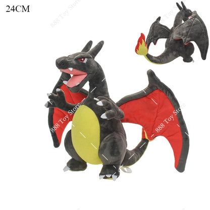 Hot Sale Pokémon Plush Toys – Mega Rayquaza, Gyarados, Dragonair, Mimikyu, Lucario, Horsea, Charizard Soft Stuffed Peluche for Kids Xmas Gift