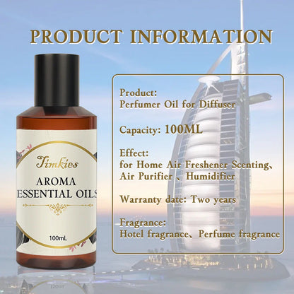100ML Hotel Room Fragrance Diffuser – Air Freshener for Home, Car, and Office – Ritz Carlton & Hilton Scent, Humidifier & Essential Oil Refill   2/2