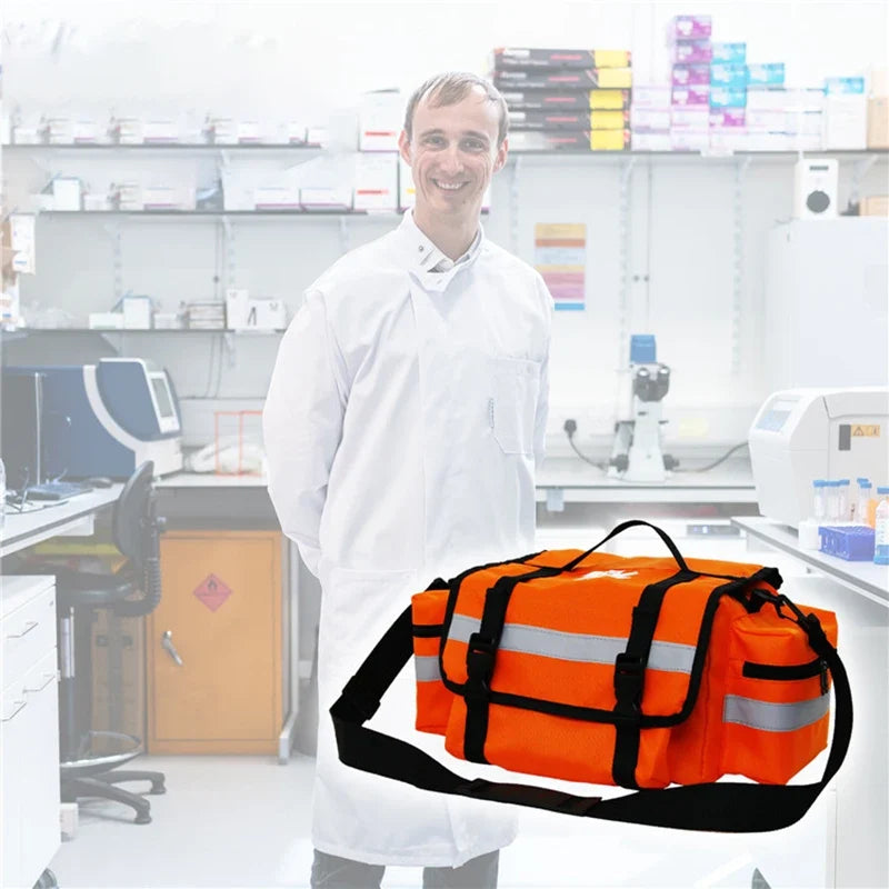 Outdoor Tactical First Aid Bag - Portable Medical Kit Waist Pack For Hunting, Camping & Emergency Rescue Storage