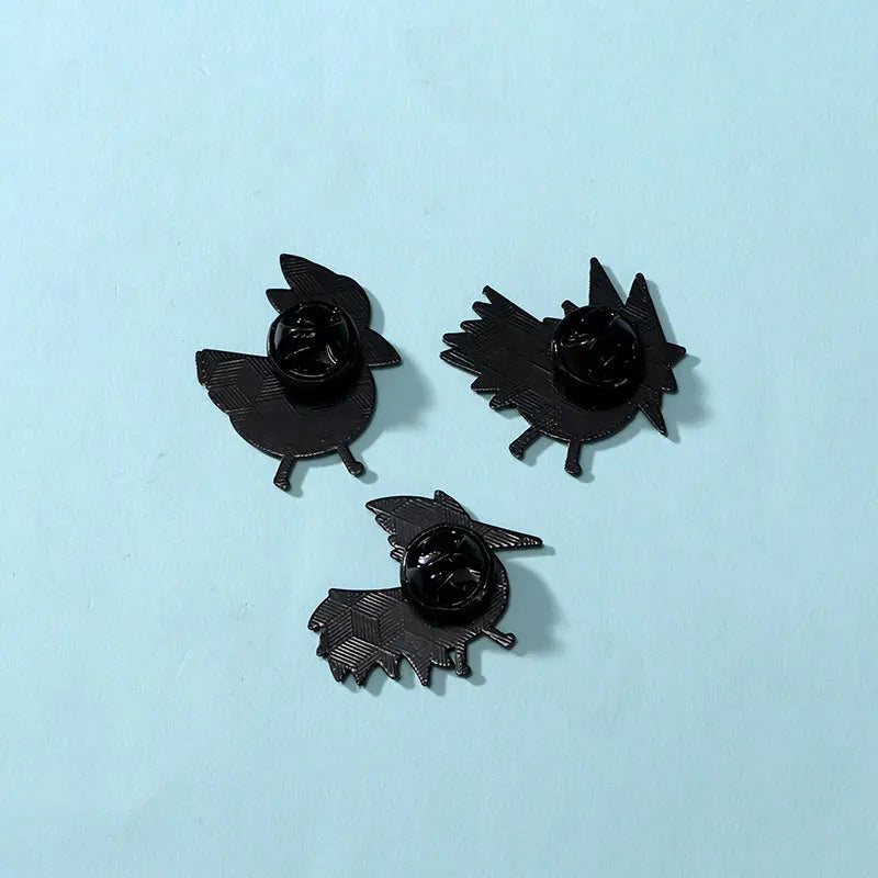 Cute Pokémon Three Holy Birds Cartoon Badge – Anime Flaming Bird Brooch for Clothes & Accessories