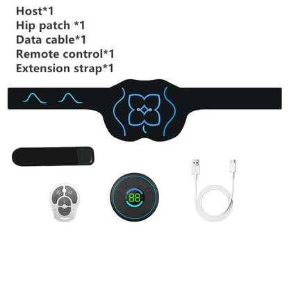 EMS Electric Hip Trainer — Remote Control Buttock Muscle Stimulator with 10 Modes & 39 Training Levels for Fitness & Slimming