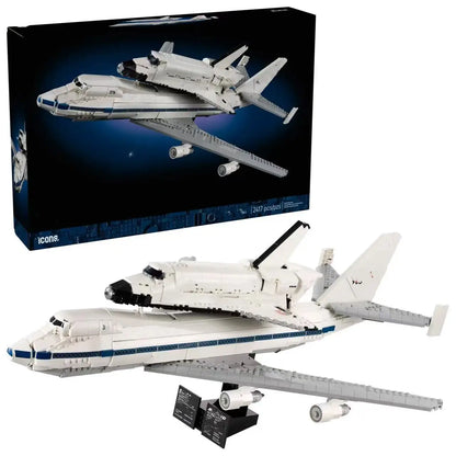 MOC 2417 Transport Aircraft Building Blocks – 10360-Piece Space Airplane Set for Kids