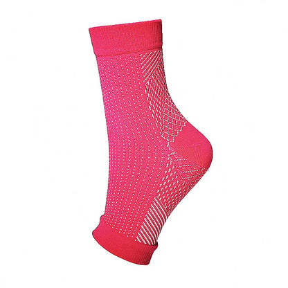 Sports Ankle Support Brace – Compression Sleeve Sock for Plantar Fasciitis, Achilles Tendonitis & Heel Pain