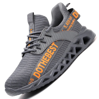 Steel Toe Safety Shoes for Men & Women – Lightweight Puncture-Proof Work Sneakers, Unisex Construction Boots