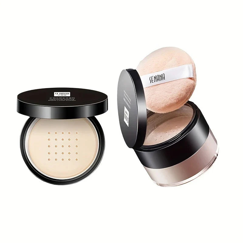Hydrating Setting Powder - Natural Nude Finish Oil-Control Concealer for All Skin Types