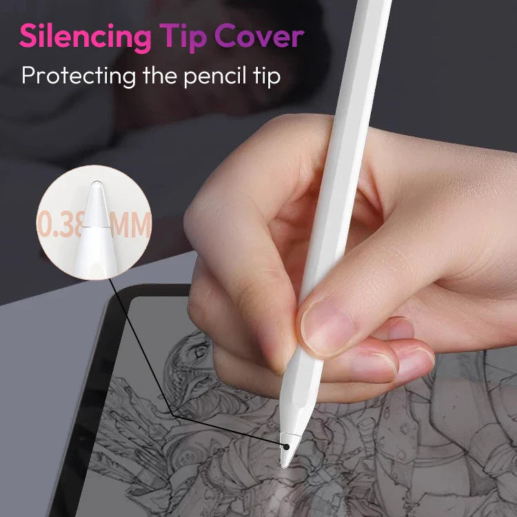 Replacement Tips for Apple Pencil 1st/2nd Gen – Upgraded Durable Nibs for iPad Pro Pencil