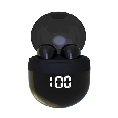 SK18 Mini Invisible Wireless Bluetooth 5.3 Headphones — Bass Sleeping Earbuds with Mic, Noise Cancellation & HD Sound