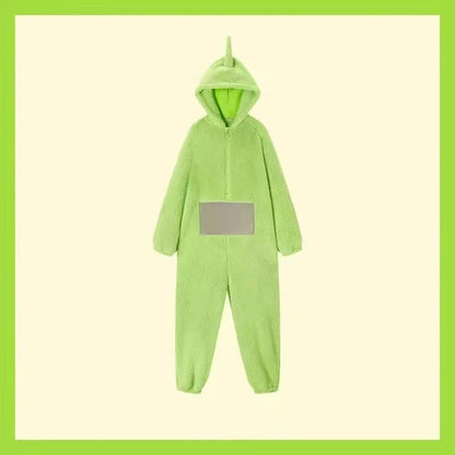 Unisex Tinky Winky Dipsy Po Lala Onesie - Soft Long Sleeve Pajamas & Cosplay Homewear