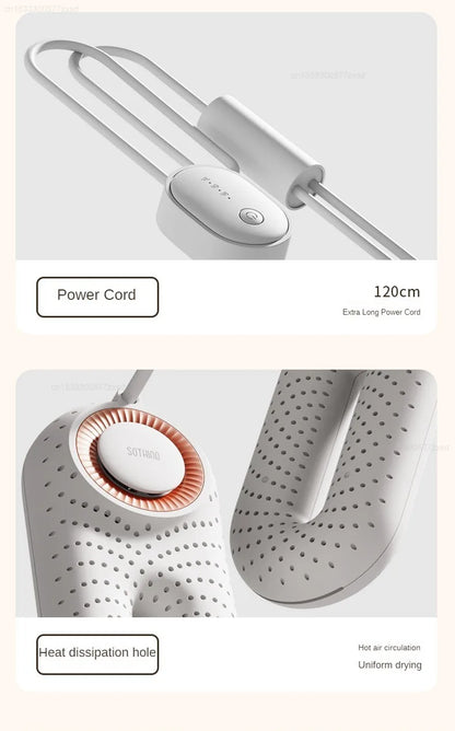 Xiaomi Sothing Zero Pro Shoe Dryer – Quick Drying, Sterilizing & Deodorizing with Timer | Ideal for Students & Adults