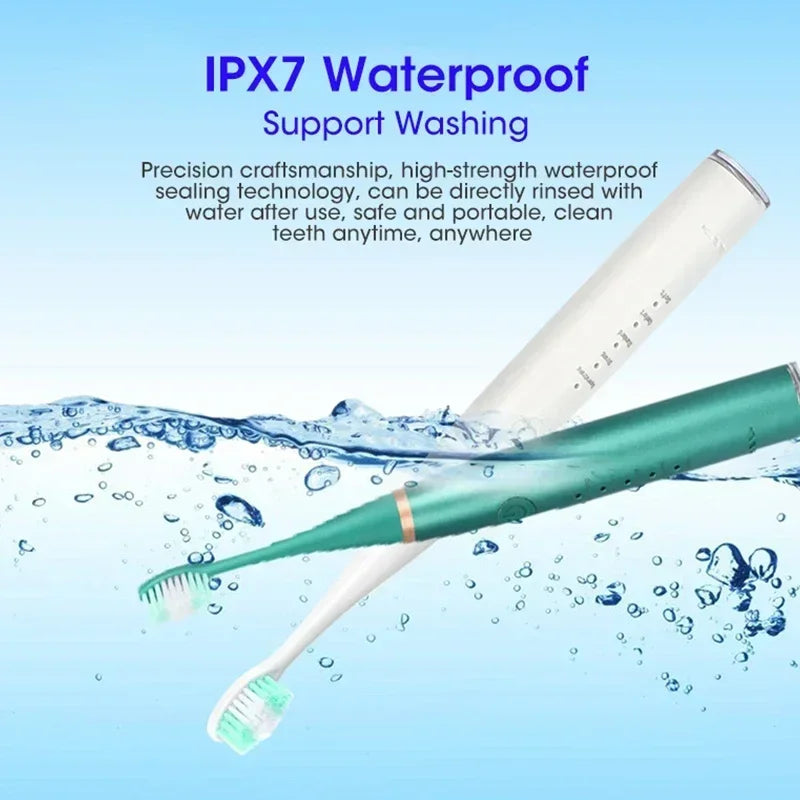 Electric Sonic Toothbrush 3-in-1 – Tartar Removal, Teeth Whitening, USB Charging, Replaceable Brush Head for Oral Care