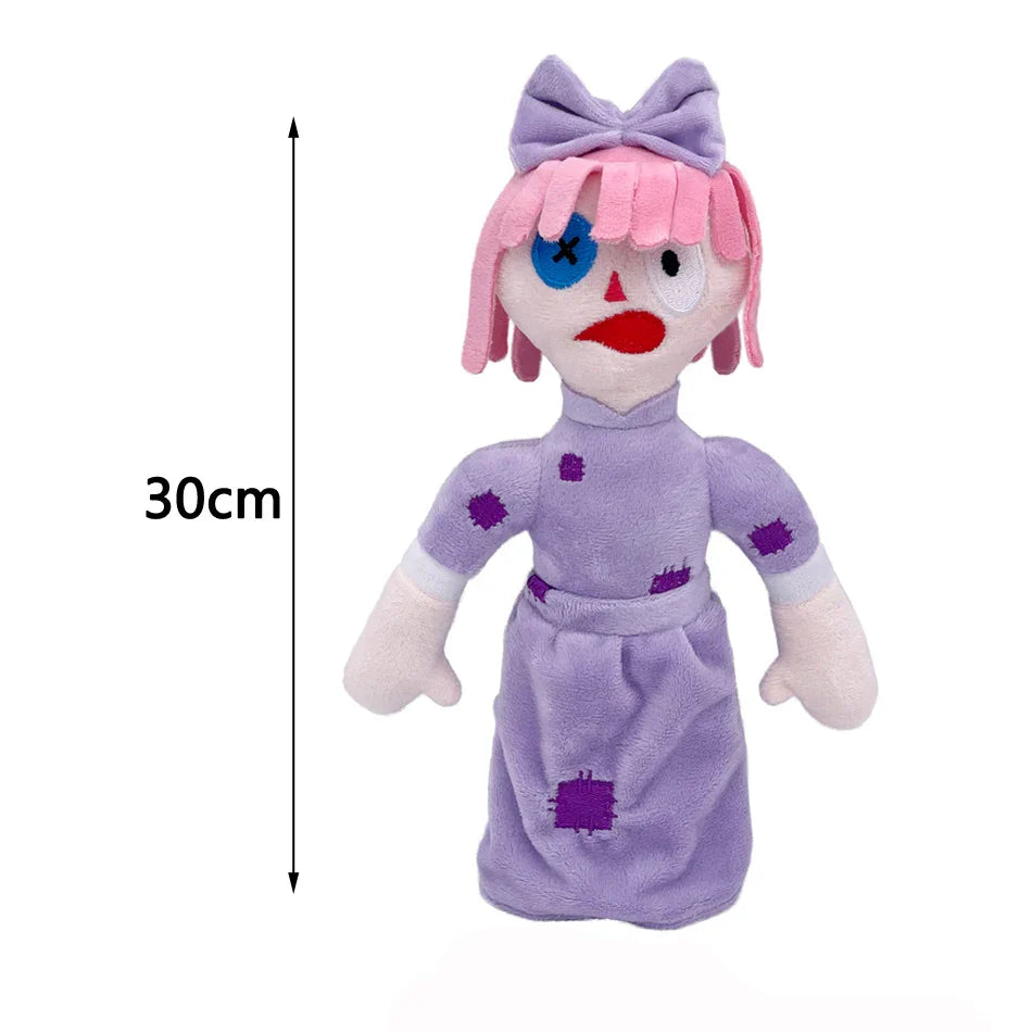 The Amazing Digital Circus Pomni Plush Doll – Soft Anime Clown Toy for Kids Christmas Gift