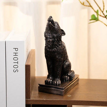 Retro Gothic Animal Candle Holders - Black Bat, Wolf, Leopard, Crow, Cat Designs for Halloween and Fun Home Decor