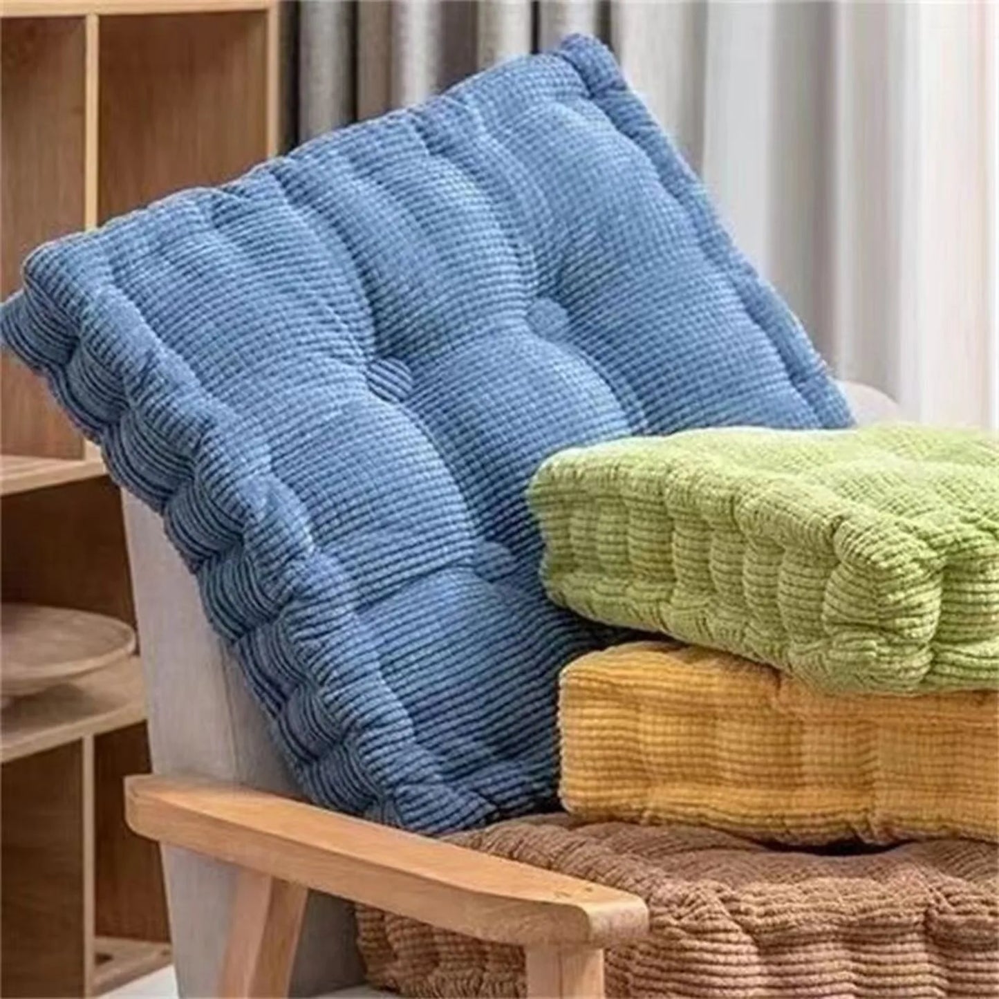 Soft Square Corncob Tatami Seat Cushion for Office Chair, Sofa, Home Floor Decor & Outdoor Use - Knee Pillow & Textile Mat