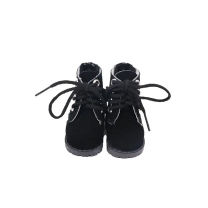 5CM Doll High-Top Boots – PU Shoes for 14.5" American & Paola Reina Dolls, 1/6 BJD Blythe & EXO Doll Accessories