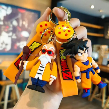 Dragon Ball Z Keychain – Super Saiyan Goku, Bulma, Broly, Piccolo & Majin Buu Car Pendant Toy Gift for Kids
