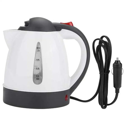 12V/24V Vehicle Truck Electric Kettle – 1000ml Large Capacity Portable Travel Hot Water Boiler for Coffee & Tea