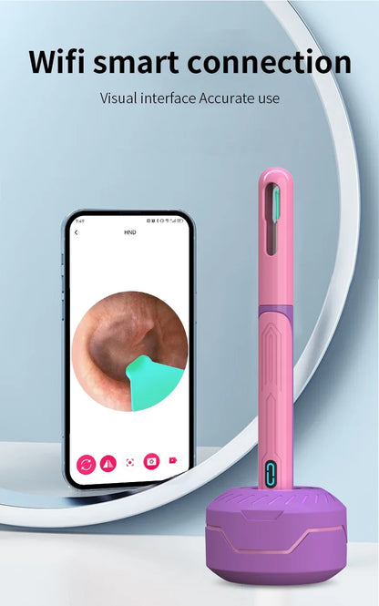Ear Cleaner with Camera Set – HD Otoscope, USB-C Charging Endoscope, Wax Removal Tool & Earpick, NK3 Pro Ear Cleaning Set