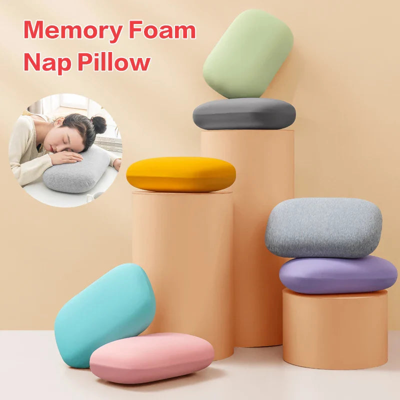 Multifunction Memory Foam Neck Pillow — Soft Slow-Rebound Travel Pillow for Sleeping, Cervical Support & Massage
