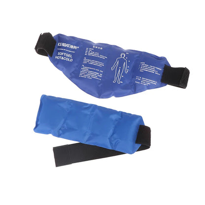 Ankle Ice Pack Brace Wrap — Reusable Hot & Cold Therapy Gel Support for Sprains & Pain Relief