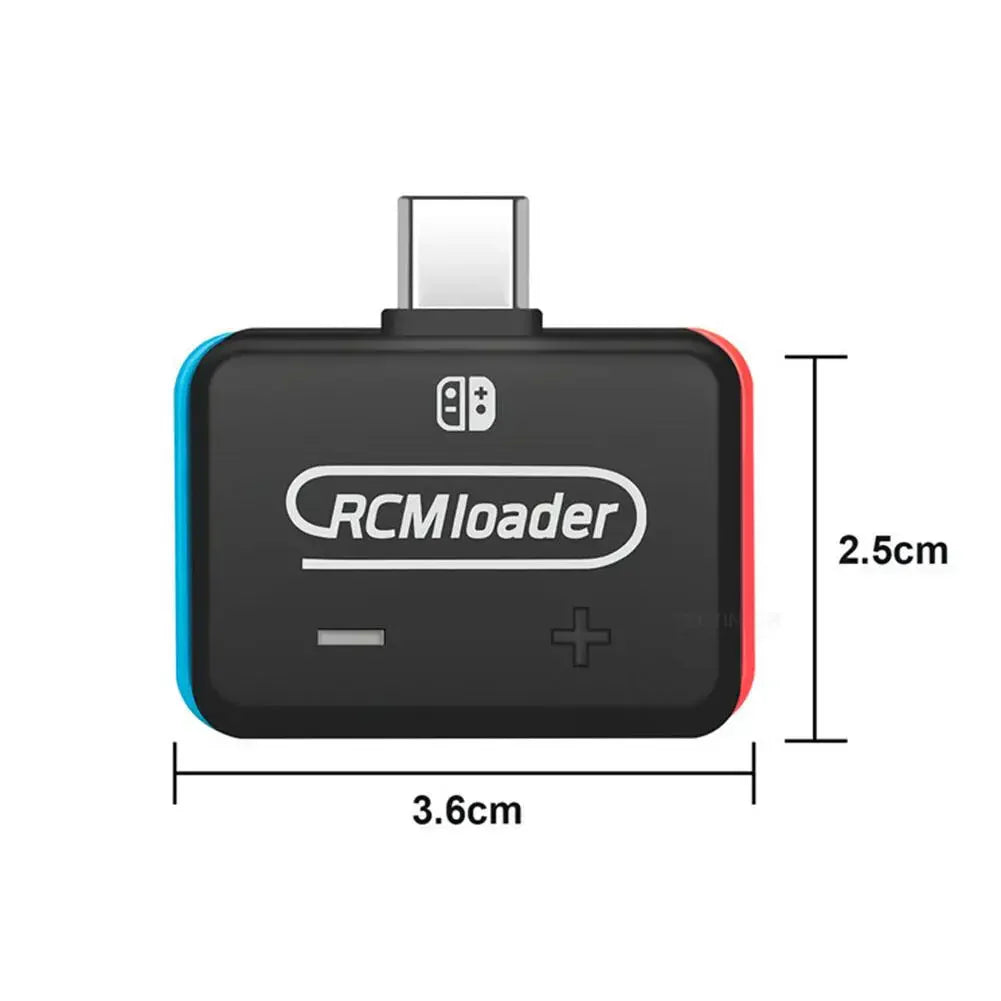 Black Switch RCM Loader Injector – Built-in Injection Program with Instructions, Gaming Accessory