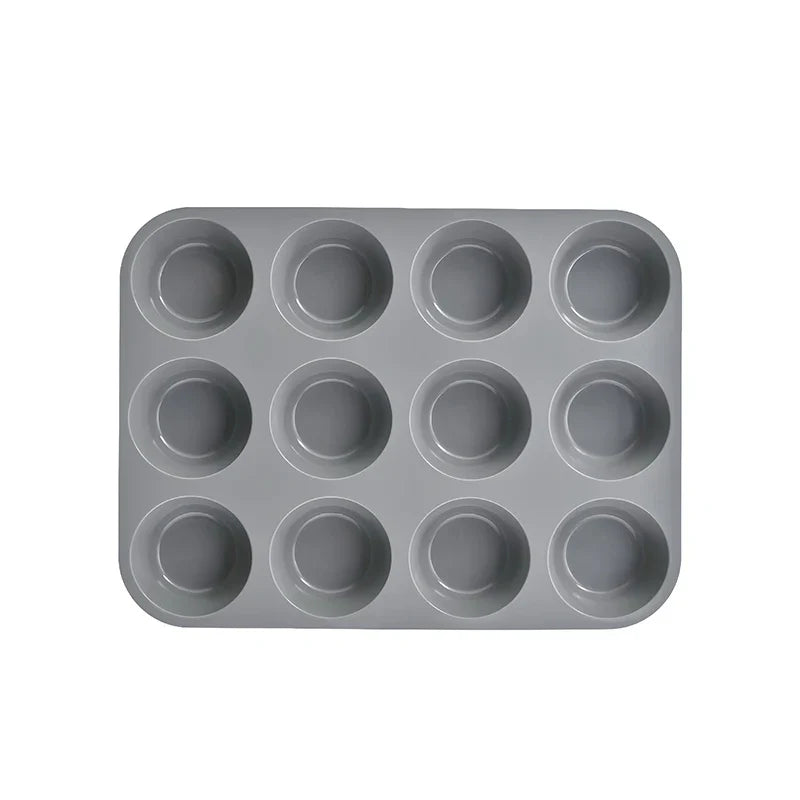 12/24 Hole Silicone Baking Mold - 3D Sphere Chocolate Mold Cupcake Muffin Cake Pan for DIY Dessert Kitchen Tools