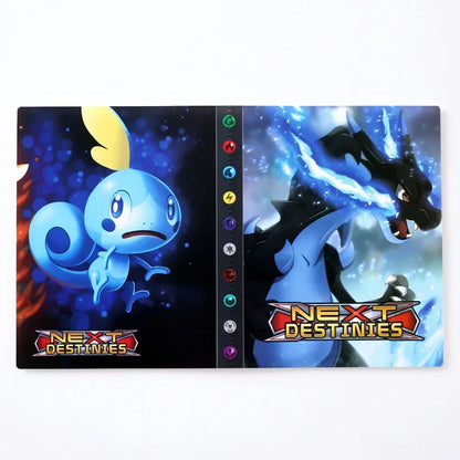 Charizard 240Pcs Card Album – Anime Card Binder for Mewtwo, Charizard & Collections, Protector Folder Gift