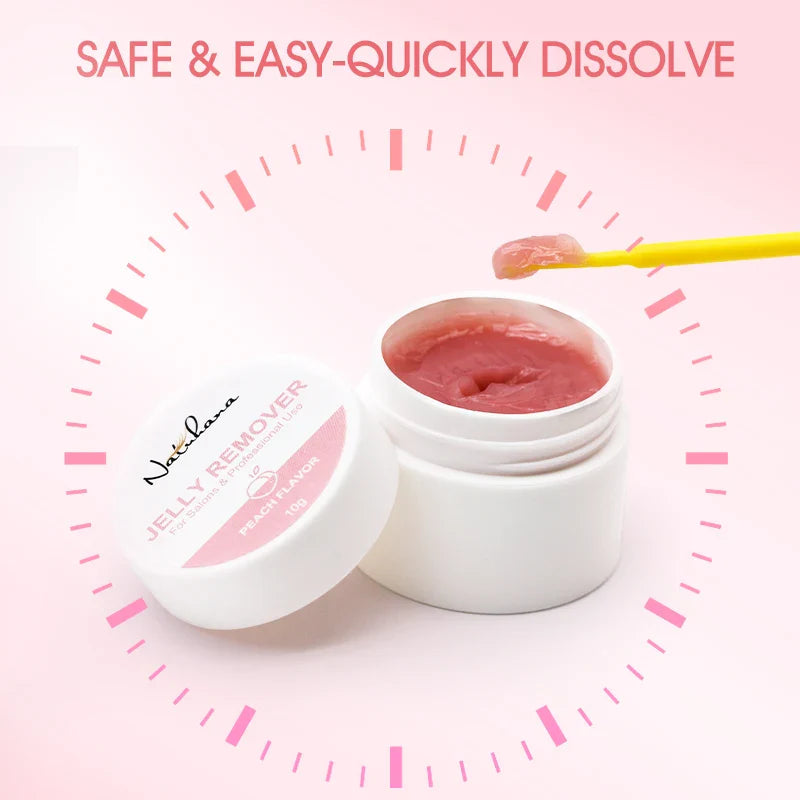 NATUHANA Eyelash Extension Jelly Remover – Fast, Safe, Non-Irritating Gel Glue Remover for Makeup
