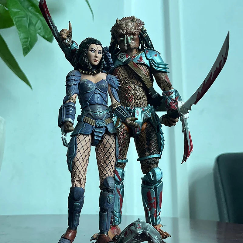 Alien vs Predator Elder Predator Action Figure – Machiko Noguchi Model Collectible for Birthday Gifts
